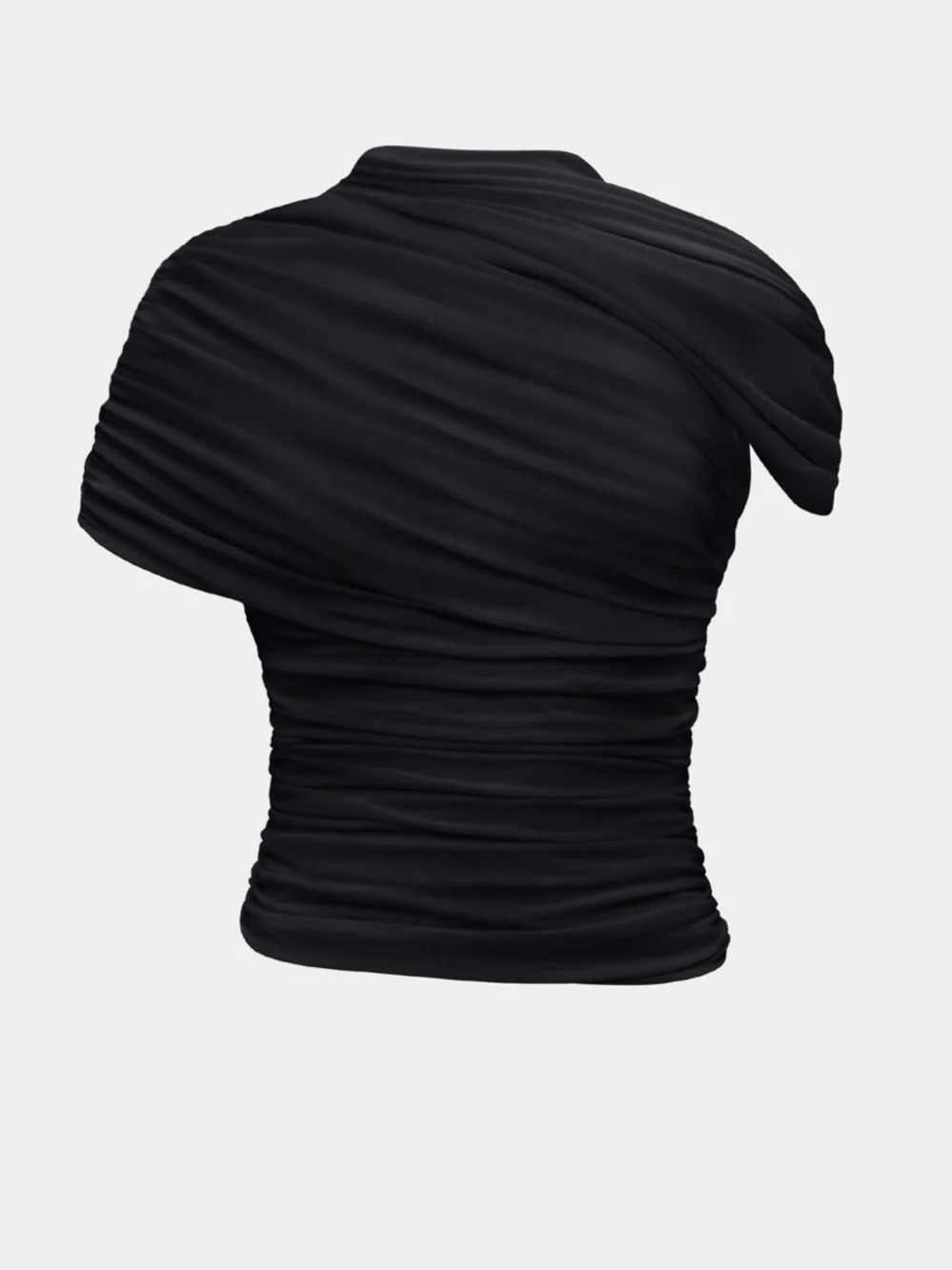 Heiress Beverly Hills Draped Shoulder Top